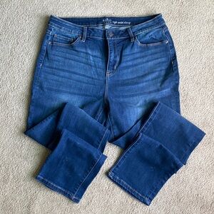 Soho NY & Co High Waist Skinny Jeans